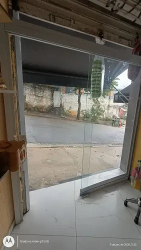 Porta de vidro para comercio
