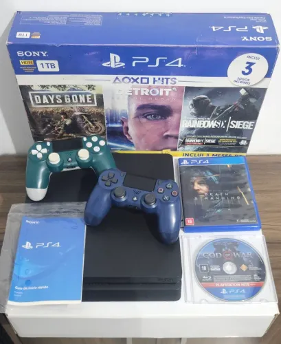 Playstation 4 Slim. LEIA A DESCRIÇÃO. Passo cartão.
