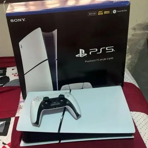Vendo ps5 slim novo novo na garantia da Sony dois mês com nota fiscal