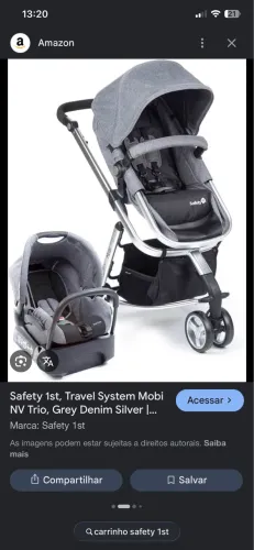 Carro de bebê safety 