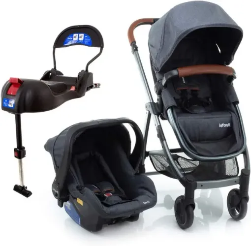 Carrinho De Bebê Epic Lite Ts Trio Ed Especial grey vintage Infanti NOVO E LACRADO