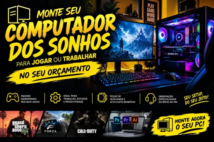 Monto seu Pc gamer