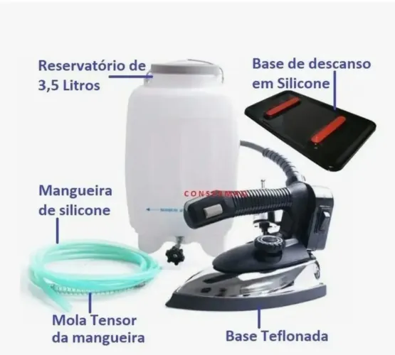 Ferro de passar roupas industrial westmann