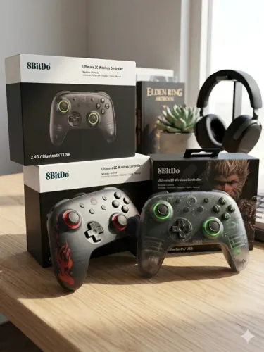 CONTROLE 8BITDO ULTIMATE C XBOX E PC - HALL EFFECT ANTI-DRIFT + 1 MÊS GAME PASS
