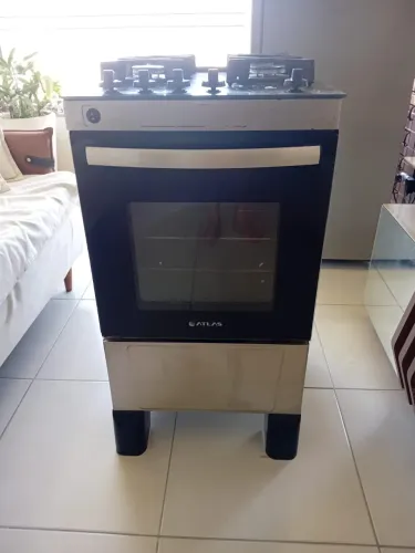 FOGÃO INOX 4 BOCAS