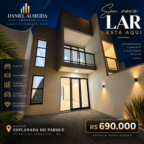 Exclusividade e Alto Padrão a Apenas 3 Minutos do Centro | Duplex com 3 Suítes e Piscina
