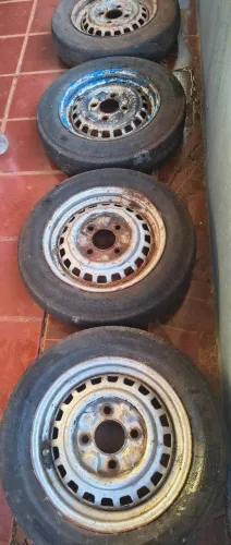 4 rodas de Fusca aro 15"