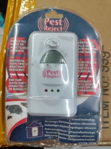 Repelente elétrico de tomada para insetos e outras pragas 