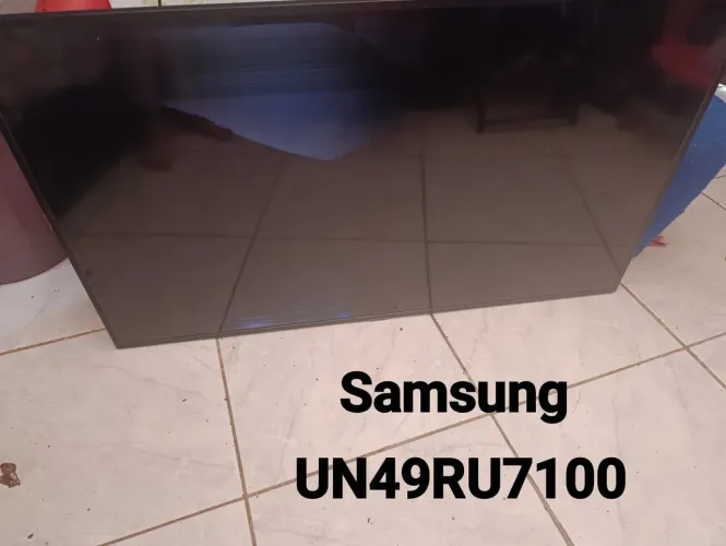 Tv Smart Samsung 49RU7100 TELA QUEBRADA 