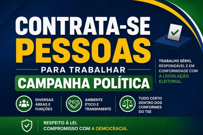 Trabalhe na Campanha Política