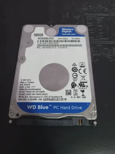 HDDs Notebook 500GB