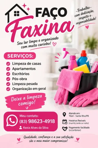 Faço faxina