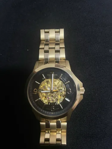 RELÓGIO TECHNOS AUTOMÁTICO SKELETON