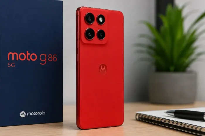Moto g86 256 8+4 ram top