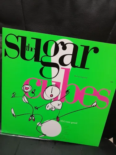 LP Sugarcubes - Life's Too Good - Importado 180g Disco de Vinil Transparente - Seminovo NM