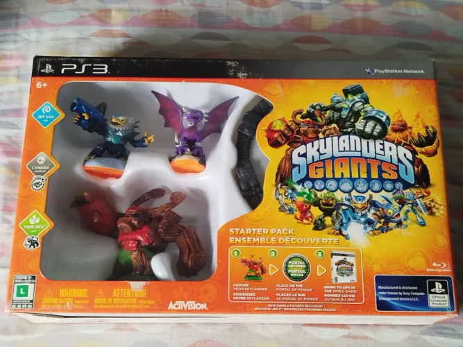 Jogo PS3 Skylanders Giants Starter Pack lacrado. 