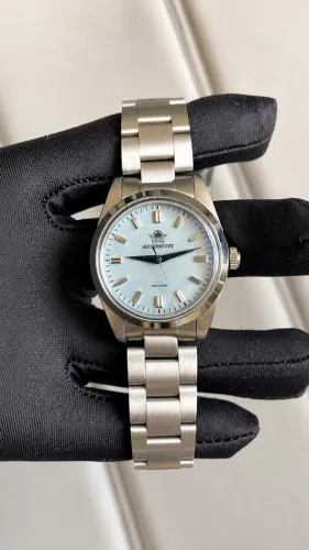 Relógio Addiesdive AD2030 Ice Blue 36mm | Safira | Aço 316L | Novo
