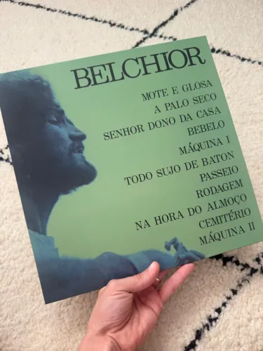 Lp Belchior - A palo seco (novo, vinil transparente)