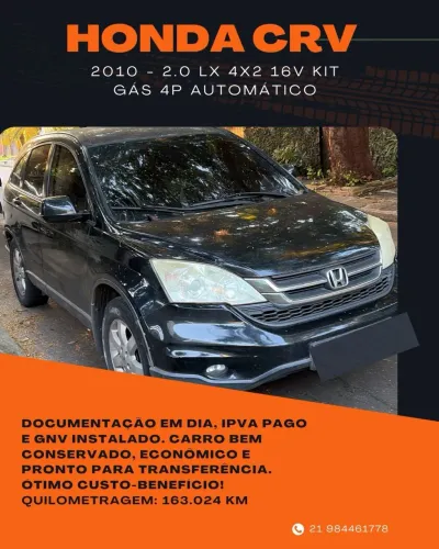 Honda CR-V LX 2.0 16V 2wd/2.0 Flexone Aut. 2010