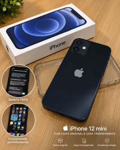 Iphone 12 Mini - Bateria 100%
