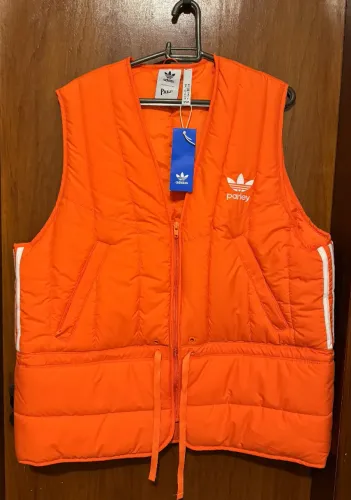 colete adidas parley laranja tamanho M
