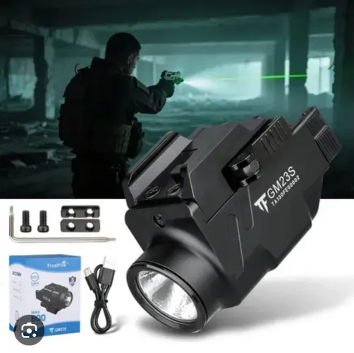 Lanterna dedicada Trustfire Gm23s com laser verde