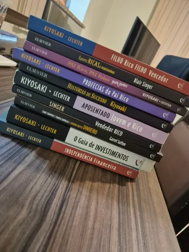 Coleção Pai Rico Pai Pobre - Robert Kiyosaki - 9 Livros 