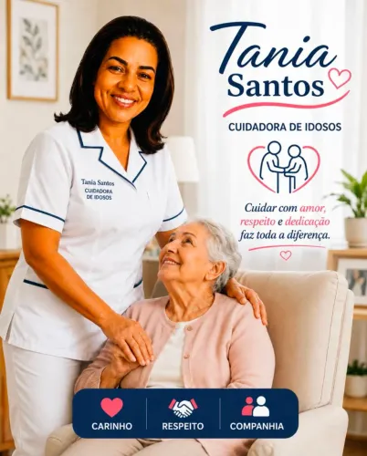 Cuidadora de Idosos com Carinho e Responsabilidade