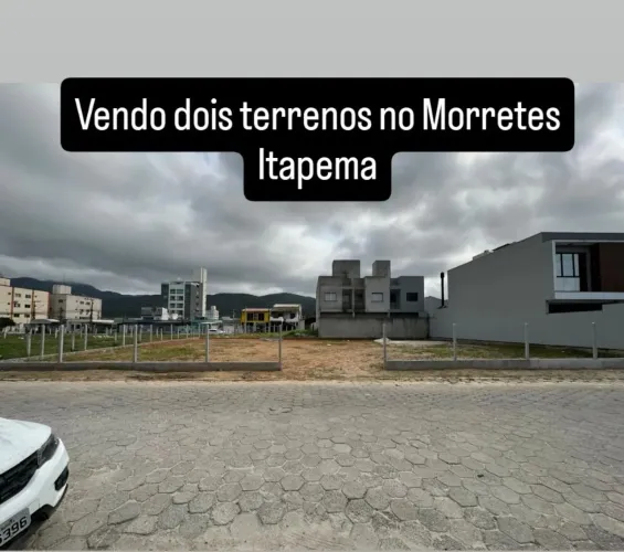 Vendo dois terrenos juntos Itapema