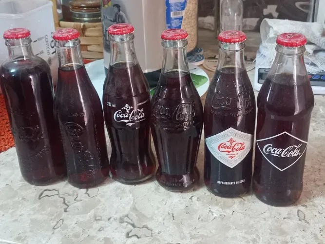 KIT COCA-COLA EDIÇÃO HISTÓRICA COMPLETO | 6 GARRAFAS RARAS + CAIXA ORIGINAL