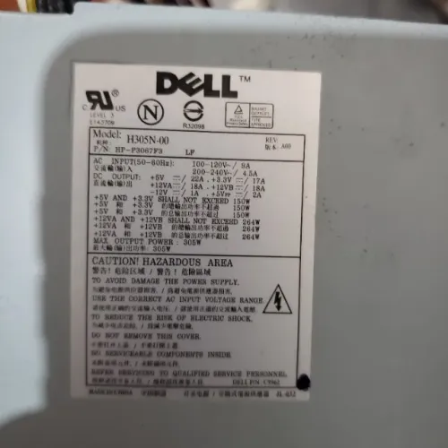 Fonte Pc Dell H305p-00 305w