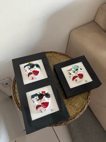 Mini quadros de enfeite 