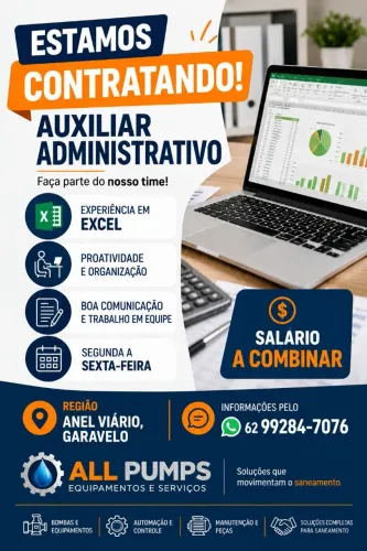 Vaga Auxiliar Administrativo