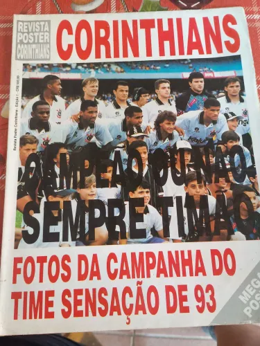 Revista pôster Corinthians campeão 1993