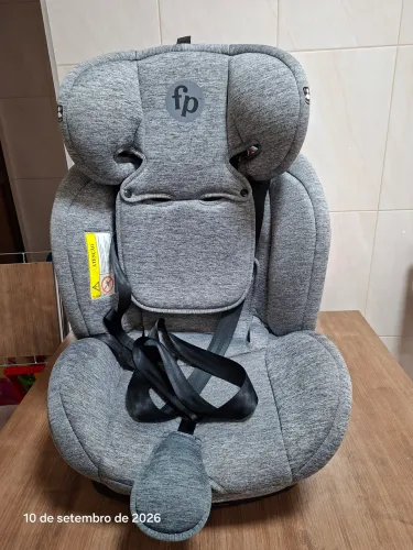 Cadeirinha para carro fisher price 360° com isofix cinza