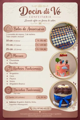 Bolos e Doces para Festa