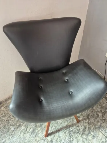 Poltrona Preta Impermeável