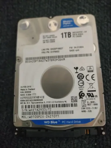 HD WESTERN DIGITAL 1 TB NOTEBOOKS
