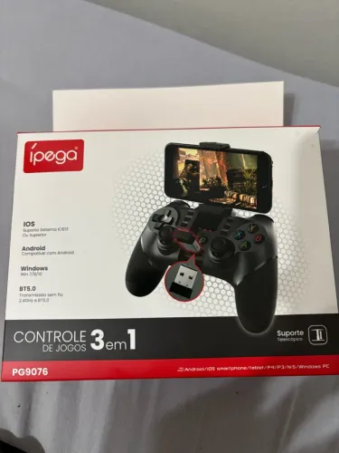 Controle de jogos 3 em1 ípega