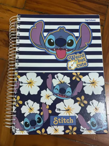 Caderno Disney Stitch