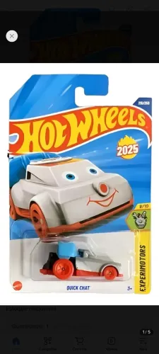 Hotwheels Quick Chat Telefone Toy Story cinza