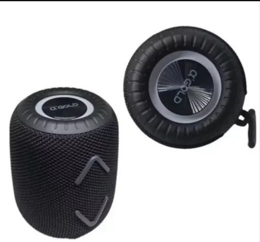 Mini Caixa de Som SM-20 a'Gold 8W Resistente a Água com Luz RGB Portatil