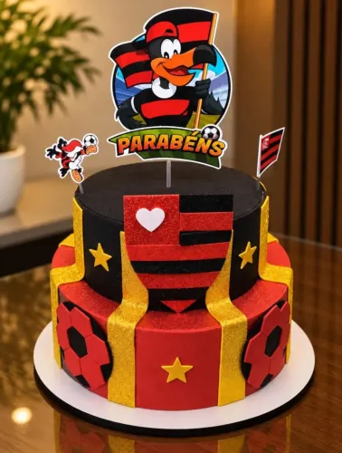 Bolo Fake do Flamengo