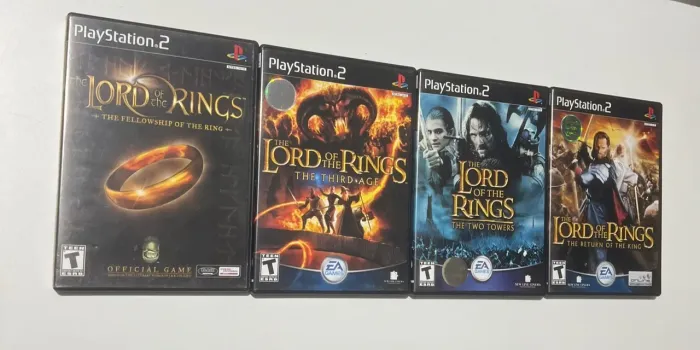 Coleção lord of the rings ps2