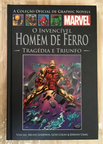 HQ Salvat - Loose - "O Invencível Homem de Ferro: Tragédia e Triunfo" - Marvel