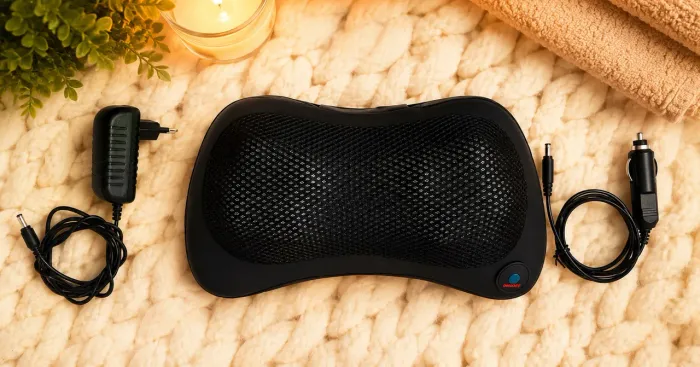 Almofada Massageadora com 8 pontos de massagem e aquecimento