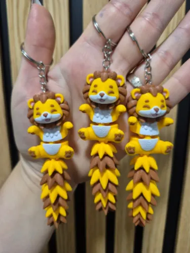 Chaveiro Leão Safari