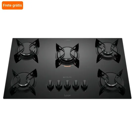 Fogão 5 bocas cooktop