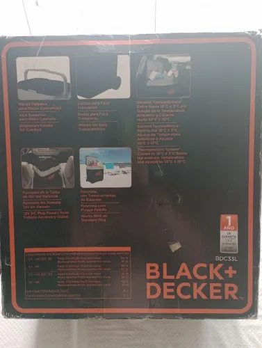 Vendo mini geladeira Black & Decker 33 litros ou troco em televisão no valor de r$ 680