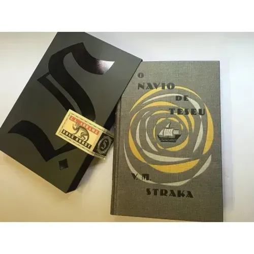 LIVRO O NAVIO DE TESEU - J. J. ABRAMS & DOUG DORST - EDIÇÃO COMPLETA - RARIDADE